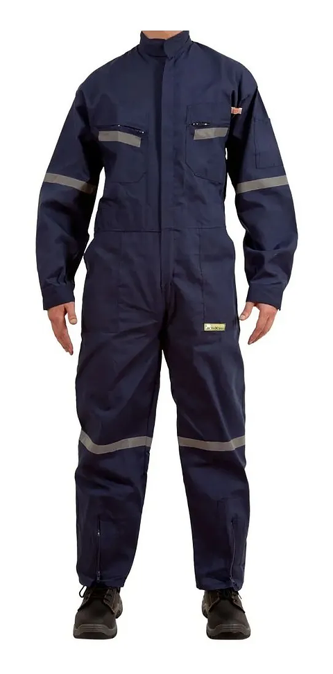 Overol Canvas Alaska Azul Con Cinta