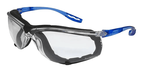 Antiparras Lente Seguridad Sellado Steelpro Hunter Claro