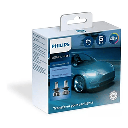 Ampolletas Led Philips Ultinon Essential H4 P43t