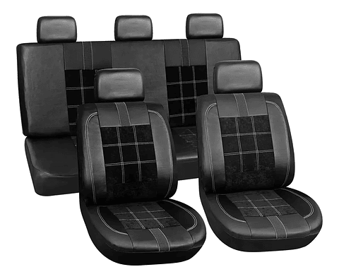 Funda Cubre Asientos Tipo Cuero Gamuza Premium Motorlife