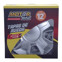 Tapas De Rueda Aro 12 Motorlife