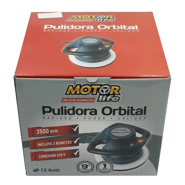 Pulidora De Auto Motorlife 90w 3600 Rpm