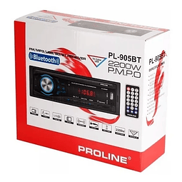 Radio Auto Bluetooth Proline Pl-905bt Sd Usb Control