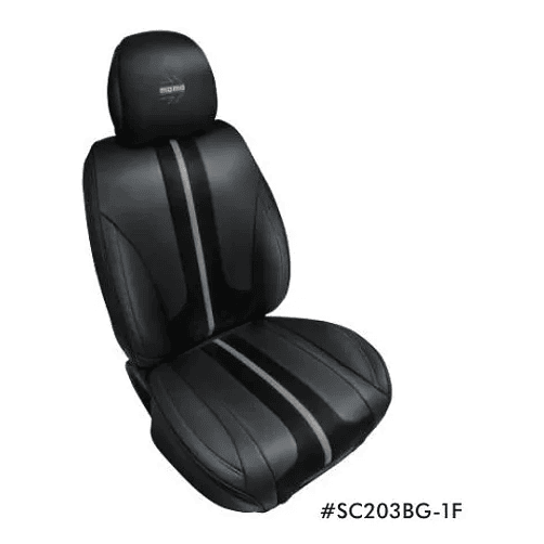 Funda Asiento Momo Premium Butacas Delanteras Cuero SC201GR-2F 1