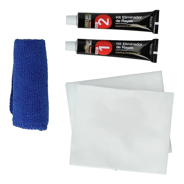 Kit Eliminador Rayones De Auto Superficiales Motorlife 1
