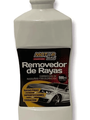 Removedor De Rayas 500ml Motor Life Rayones Finos Oxidacion
