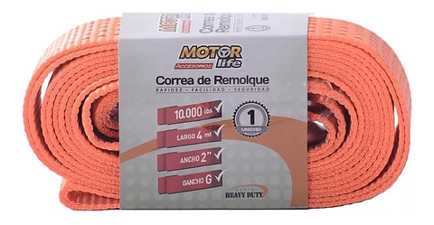 Correa De Remolque Motorlife 4 Mts