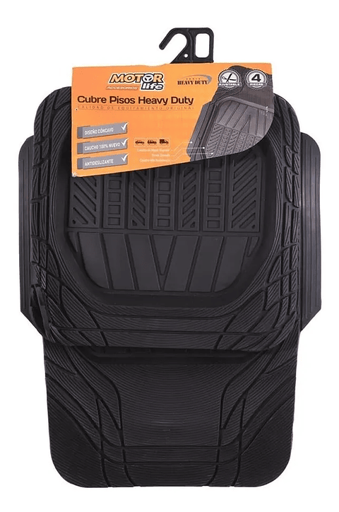 Cubre Pisos Automóvil Heavy Duty Pvc X 4 Piezas