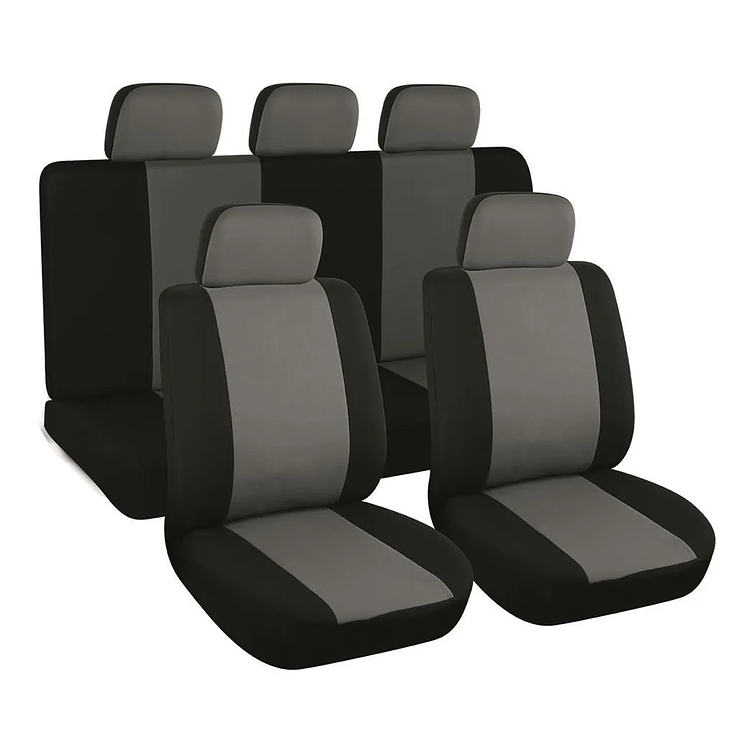 Funda Cubreasiento Universal Negro Gris 1