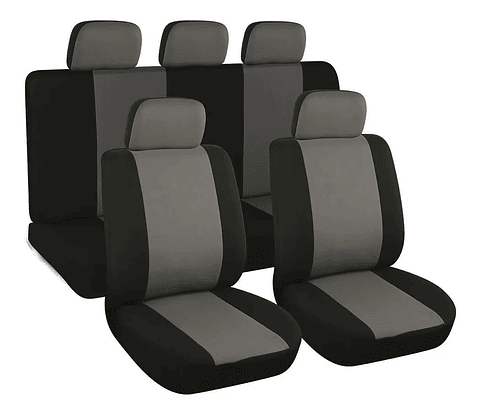 Funda Cubreasiento Universal Negro Gris
