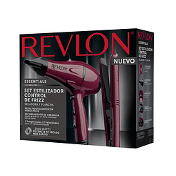 Combo Secador Y Alisador De Viaje Revlon 2000w