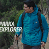 Parka Hw Explorer Termica Hombre Carbon Grey