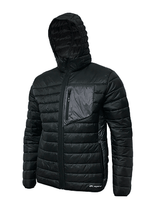 Parka Insulada Legend Russel Negro Capucha