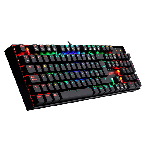 Teclado Mecánico Gamer Redragon Mitra K551 RGB Negro