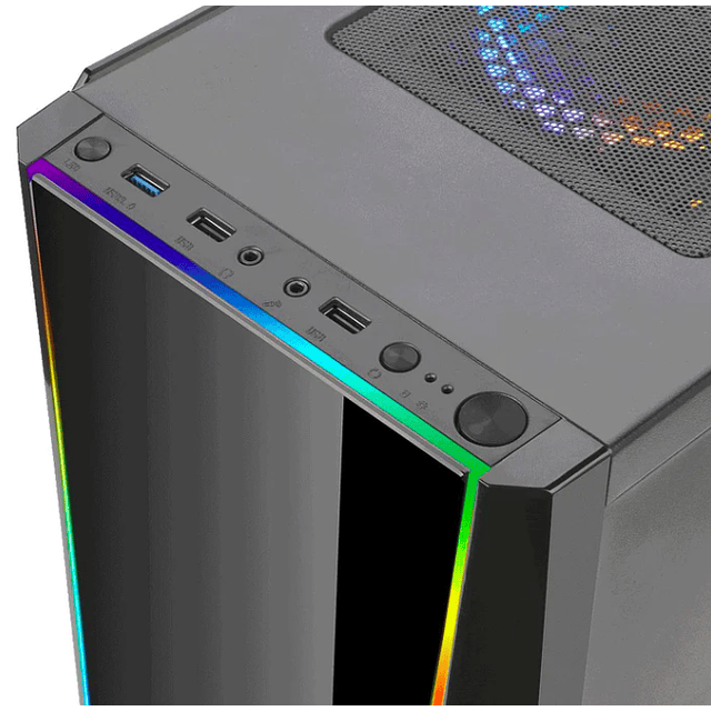 Gabinete Gamer Redragon Tailgate Gc 702 Con Ventiladores Rgb