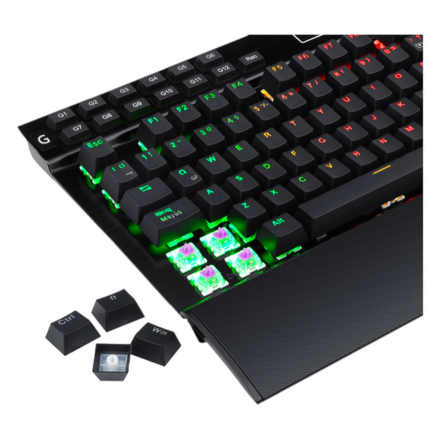 Teclado Gamer Mecanico Redragon Yama Black Rgb K550