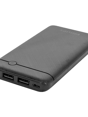 Bateria Portatil Powerbank 10.000 Philips Dlp1710cb Negro