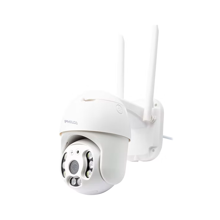 Cámara Ip De Seguridad Philco Para Exteriores Wifi 360º H265 3