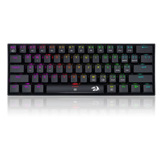 Teclado Gamer Redragon K630rgb Dragonborn Sw Red