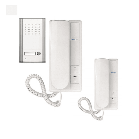 Kit Portero Electrico PHILCO PR20 + 2 Citofono Philco