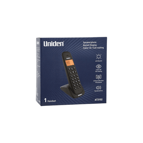 Telefono Inalambrico Uniden At3102bk Negro