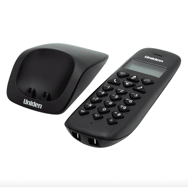 Telefono Inalambrico Duo Uniden At3102-2 Black