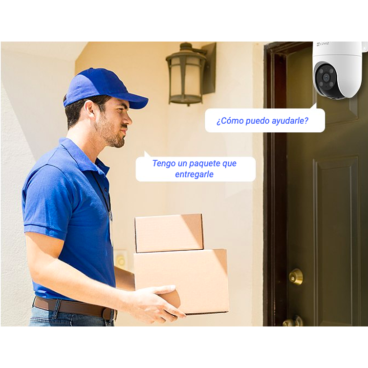 Camara Seguridad Ezviz Ptz H8c 1080p Fullhd 360º Ip67 4