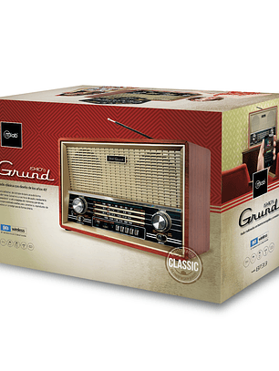 Radio Retro Parlante Bluetooth Grund 1940´s Mlab - 8733