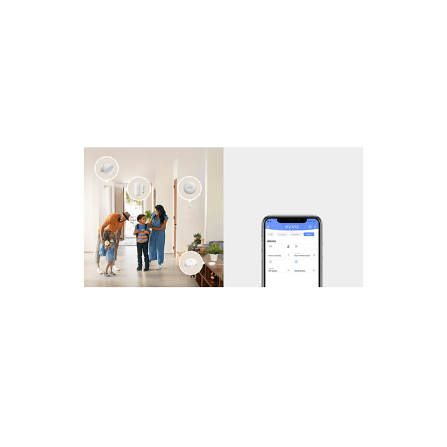 Kit Seguridad Ezviz Alarma Y Sensores A3 Zigbee Y Wifi