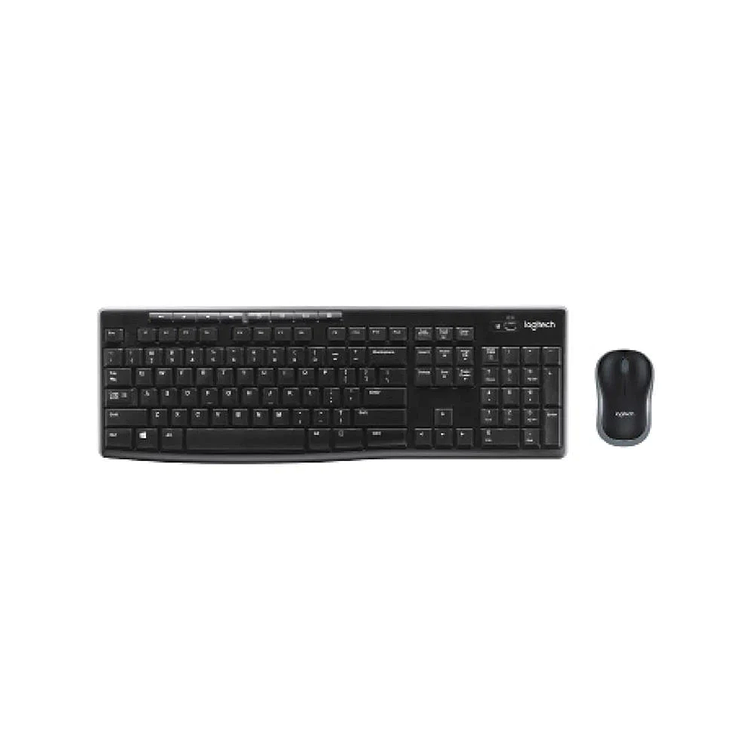Combo Teclado Mouse Logitech Inalámbrico Mk270 Español 1
