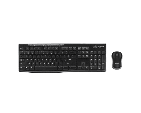 Combo Teclado Mouse Logitech Inalámbrico Mk270 Español