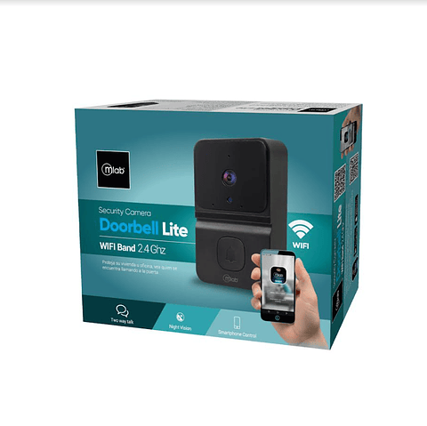 Timbre Video Cámara Mlab Wifi Video Celular Inalambrico