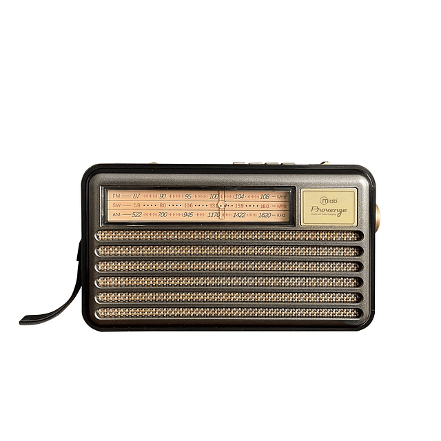 Radio Retro Am Fm Vintage Bluetooth / Usb / Solar / Provenze