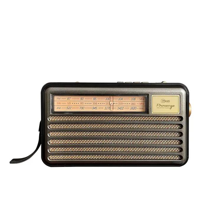 Radio Retro Am Fm Vintage Bluetooth / Usb / Solar / Provenze 2