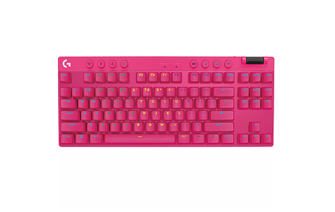 Teclado Mecánico Inalámbrico Logitech Pro X TKL Magenta 012154