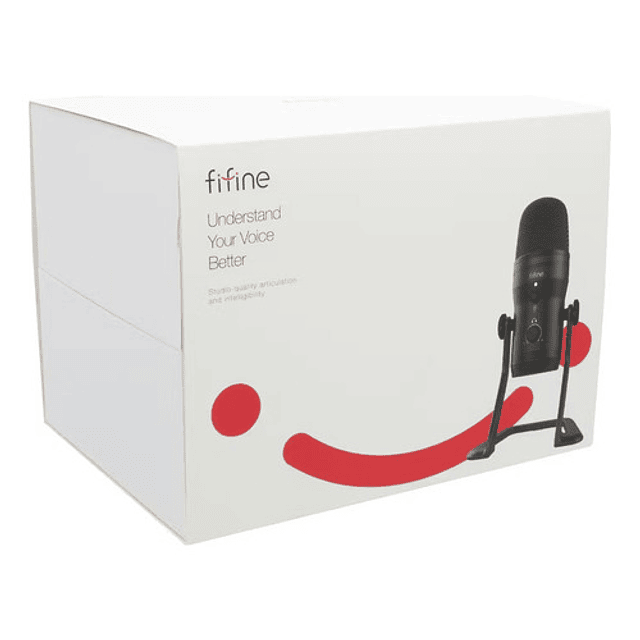 Micrófono Fifine K690b Cardioide Bidireccional Usb