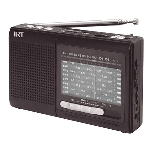Radio Irt Fm/am/sw Usb/ Msd Con Bateria Recargable 1