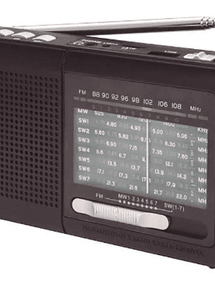 Radio Irt Fm/am/sw Usb/ Msd Con Bateria Recargable