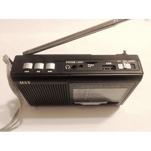 Radio Irt Fm/am/sw Usb/ Msd Con Bateria Recargable 3