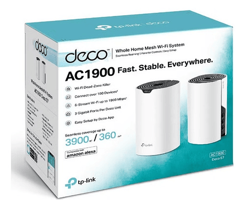 Router Wifi TP-LINK Deco S7 Mesh Ac1900 Dual Band 2 Unidades