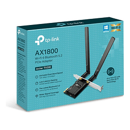 Adaptador Tp-link Pcie Archer Tx20e Wi-fi 6 Bluetooth 5.2