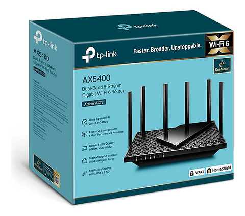 Router Tp-link Archer Ax72 Wifi 6 Ax5400