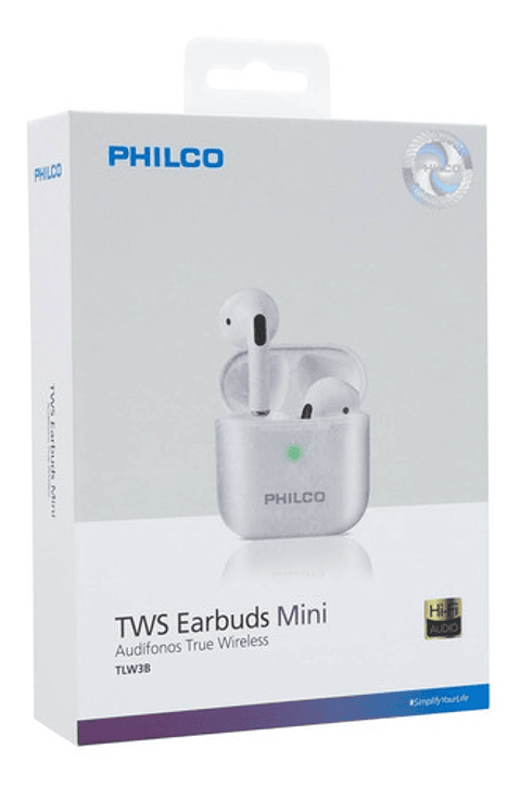 Audifono Philco True Wireless Twd3b Touch Blanco
