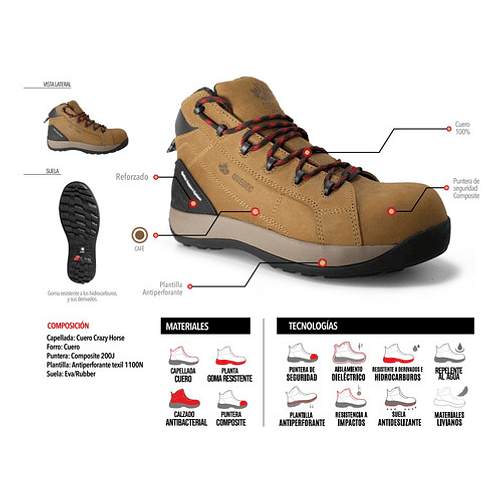 CALZADO DE SEGURIDAD QUEBEC CHICAGO 5