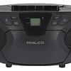 Radio Philco Bluetooth Cd Cassette Am Fm Pcj2050bt-bk