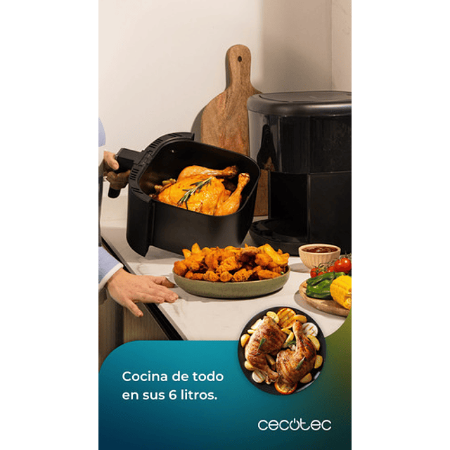 Freidora De Aire Air Fryer Cecotec Bombastik 1700w 6l 4993