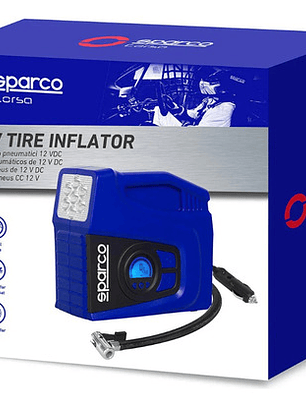 Compresor Aire Para Neumaticos Auto Sparco Spt163 12v