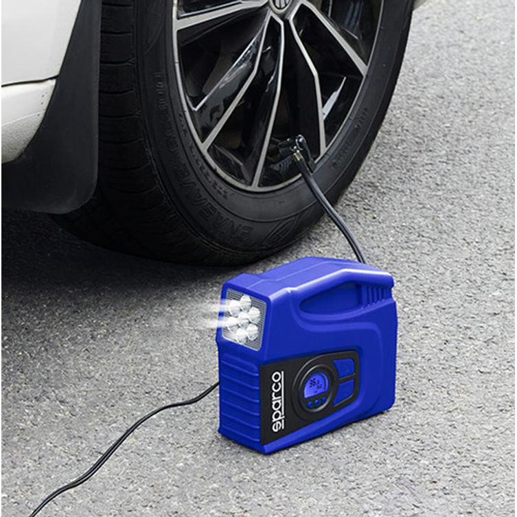 Compresor Aire Para Neumaticos Auto Sparco Spt163 12v 4