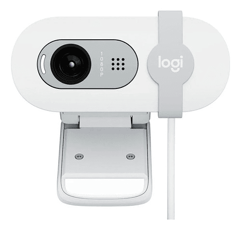 Camara Webcam Logitech Brio 100 Blanco Usb