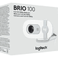 Camara Webcam Logitech Brio 100 Blanco Usb - Miniatura 2